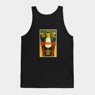 Dracula With Bela Lugosi Movie Poster Tank Top